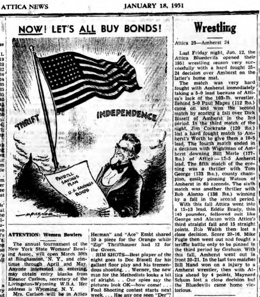 Attica 25 - Amherst 24