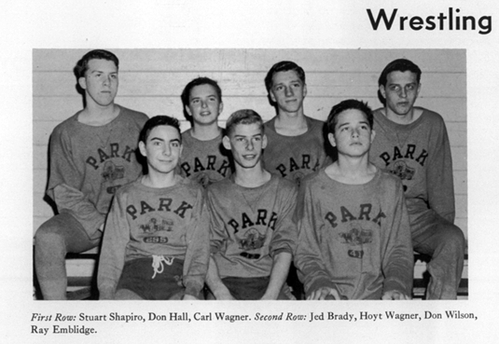 1956-1957 Park Pioneers Wrestling