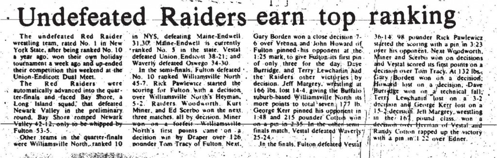 Undefeated Raiders earn top ranking