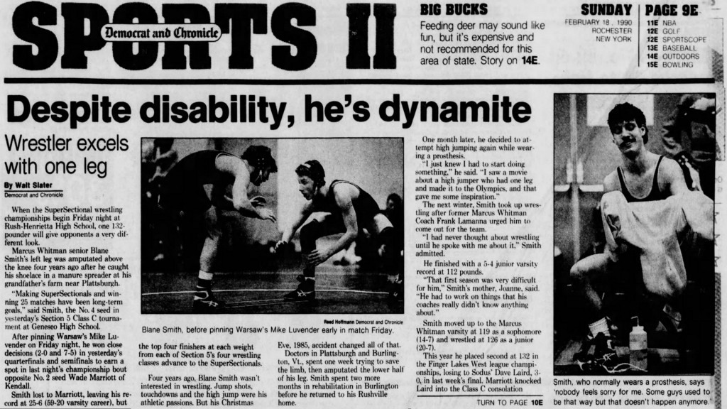 Despite disability, he\'s dynamite