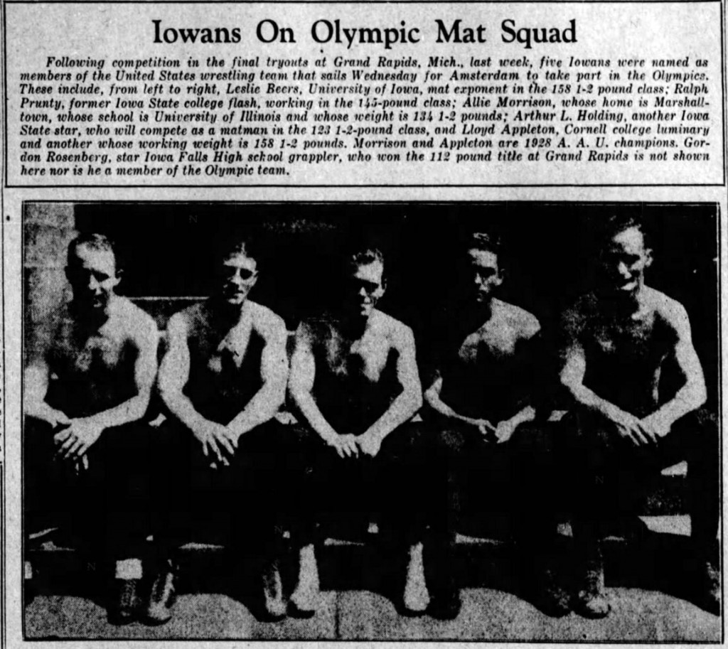 Iowans On Olympic Mat Squad
