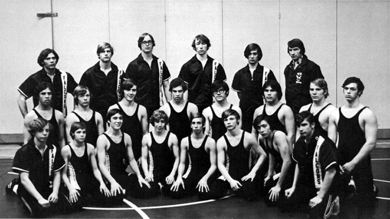 1973-1974 Niagara Wheatfield Falcons Varsity Wrestling