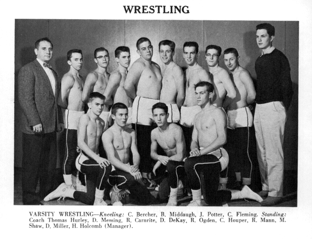 1958-1959 Elmira Southside Green Hornets Varsity Wrestling