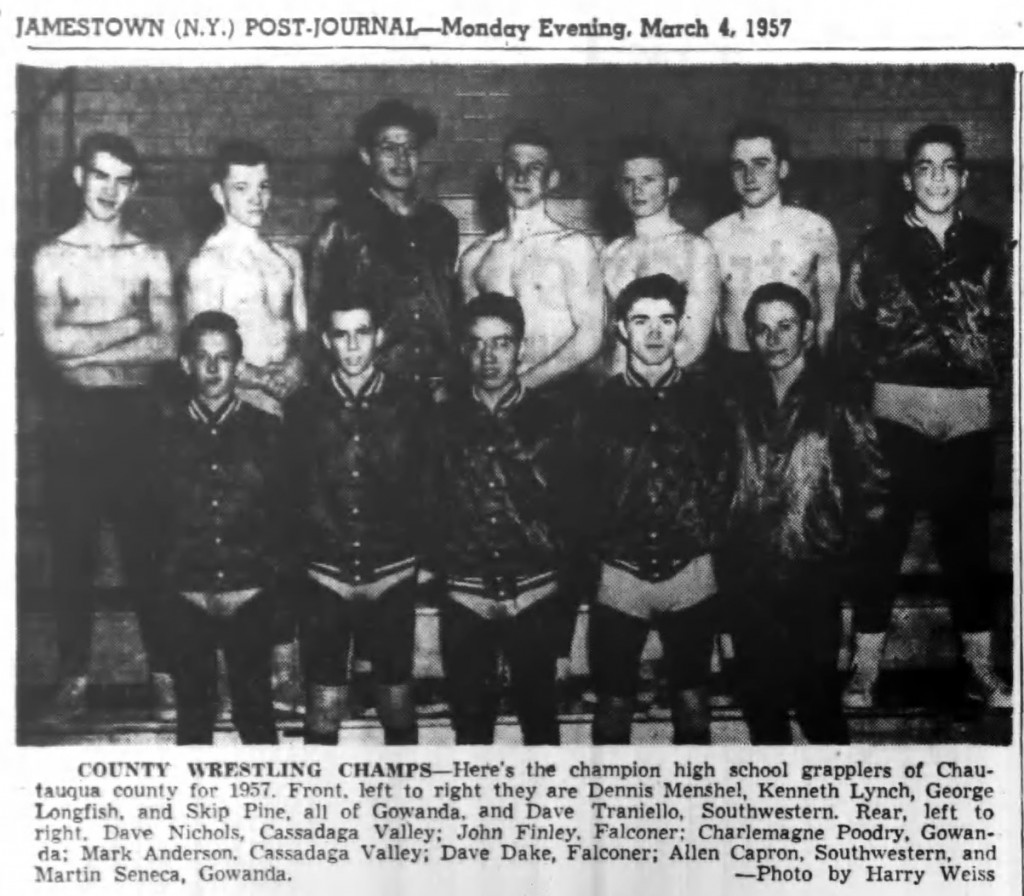 1957 Chautauqua County Wrestling Champs