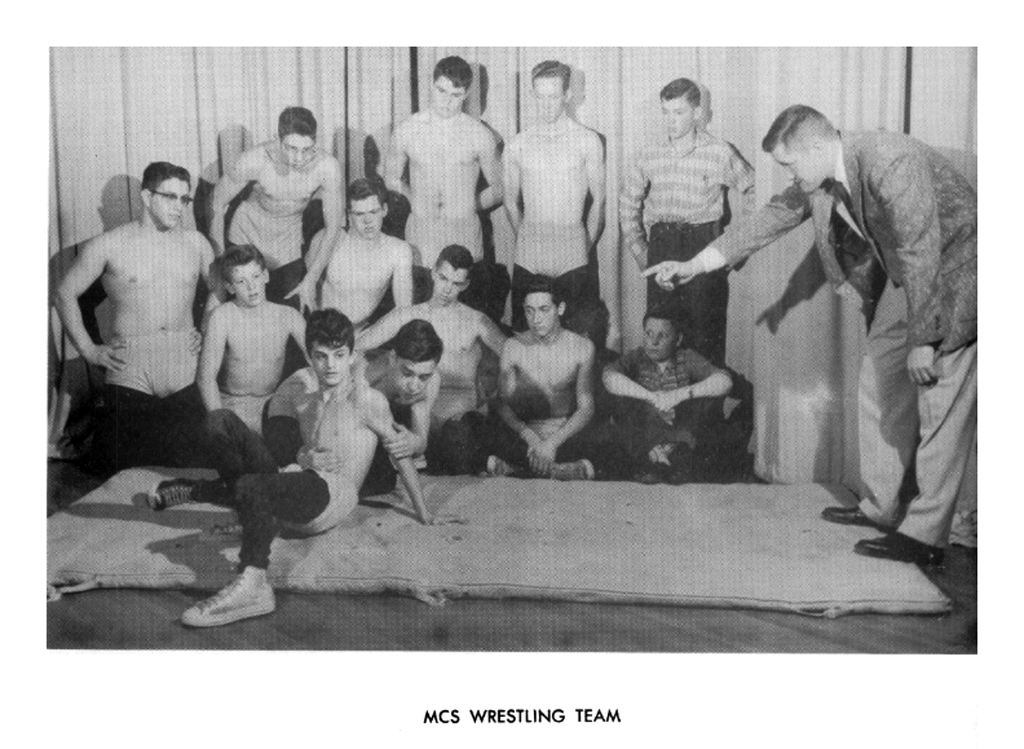 1956-1957 Mayville Golden Eagles Wrestling