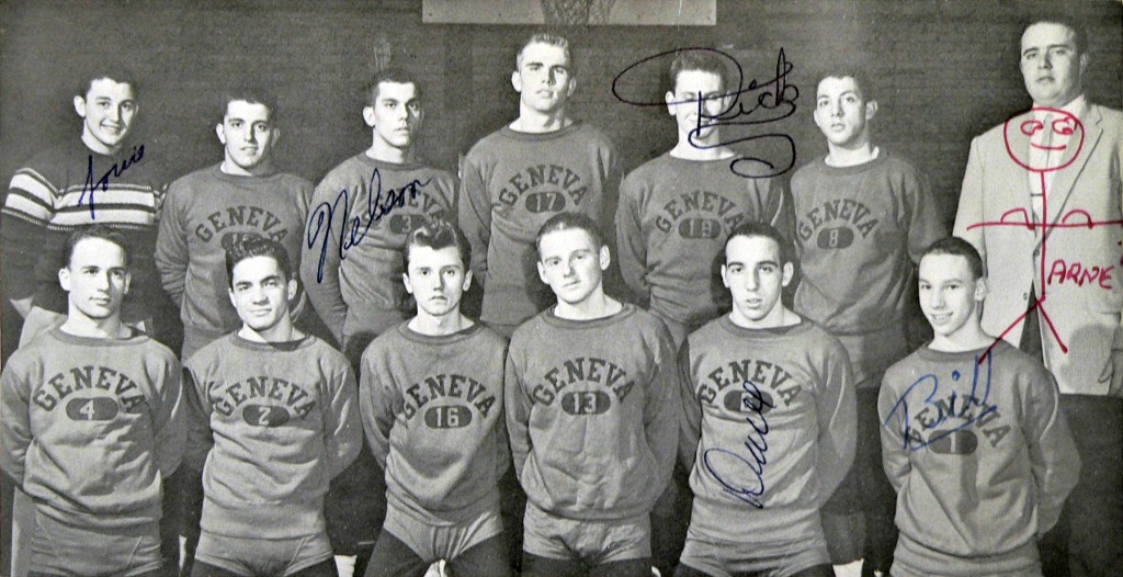 1957-1958 Geneva Panthers Wrestling Team