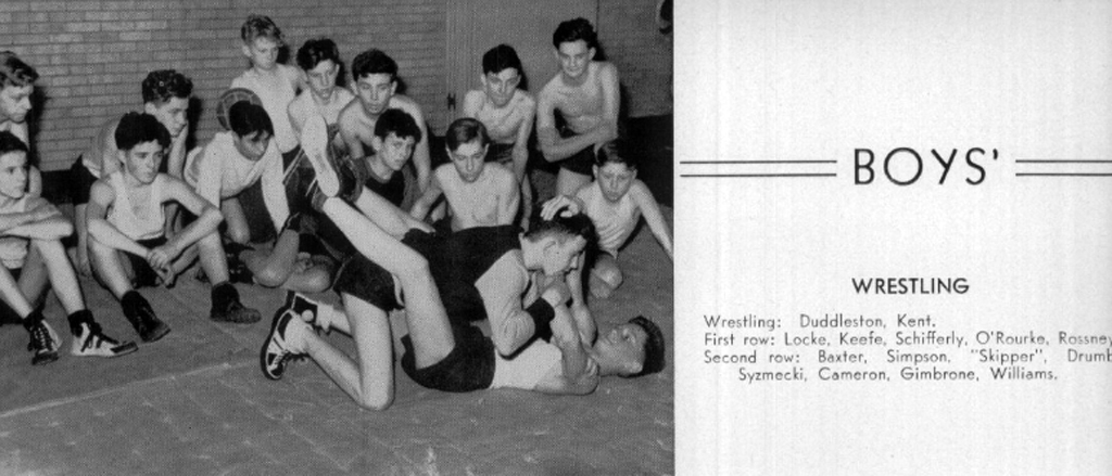 1938-1939 Kenmore Blue Devils Wrestling Club