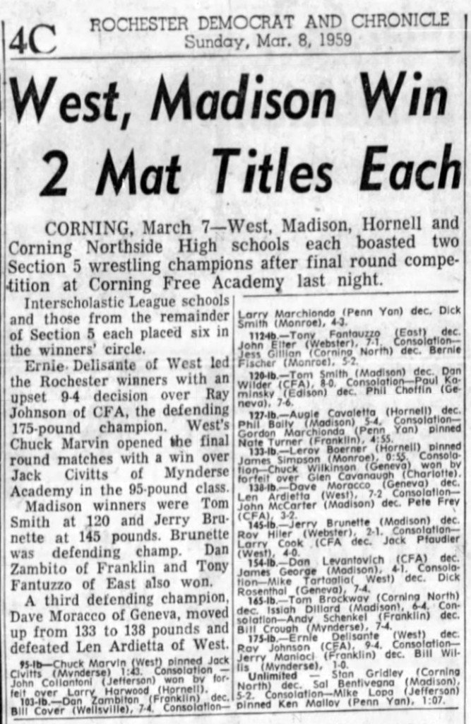 West, Madison Win 2 Mat Titles Each