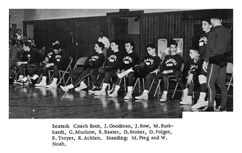 1955-1956 Clarence Red Devils Wrestling