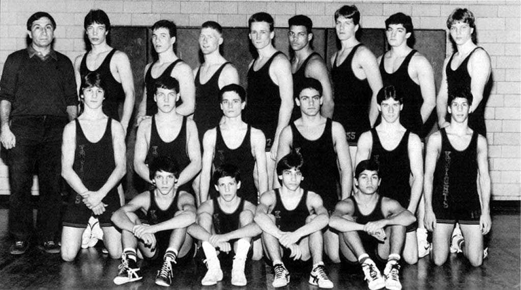 1985-1986 McQuaid Jesuit Knights Varsity Wrestling