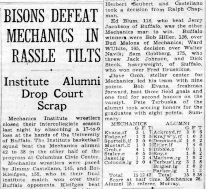 Bisons Defeat Mechanics in Rassle Tilts