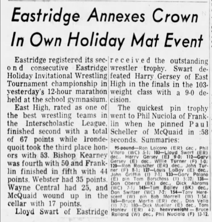Eastridge Annexes Crown in Own Holiday Mat Event