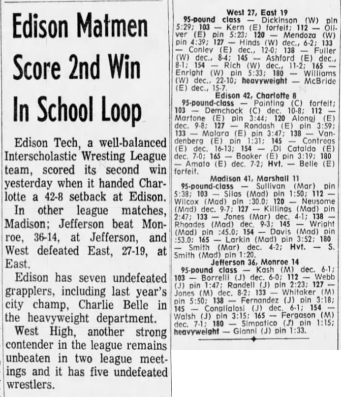 Madison 41, Marshall 11