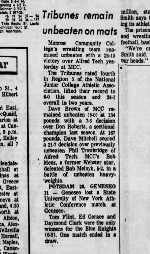 Potsdam 26, Geneseo 11