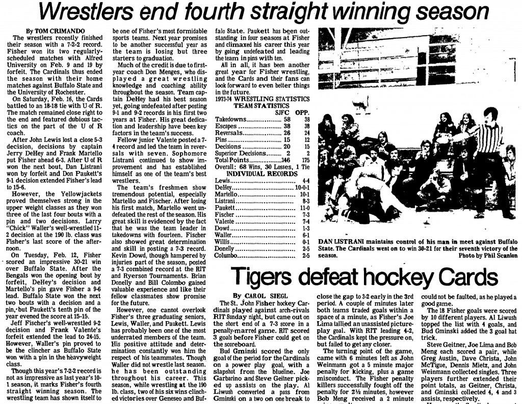 Wrestlers end fourth straight winning season