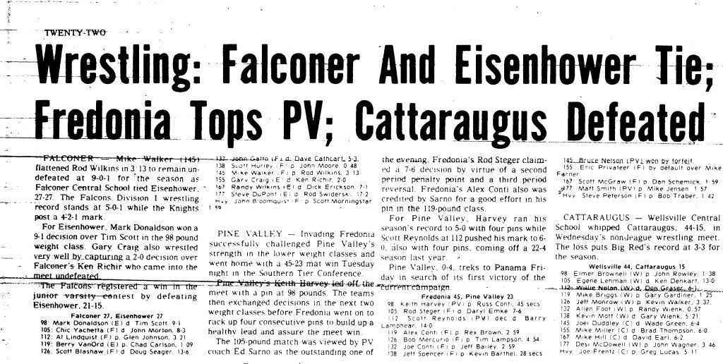 Falconer and Eisenhower Tie