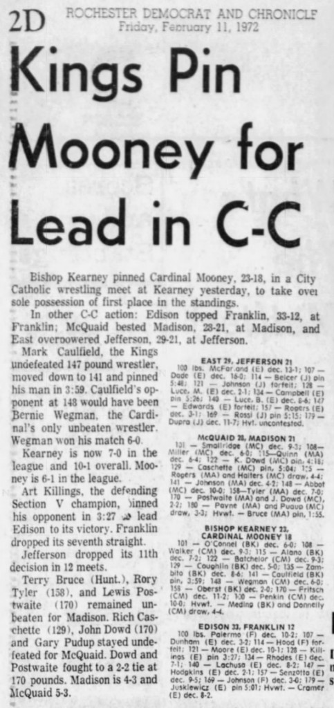 McQuaid bested Madison, 23-21