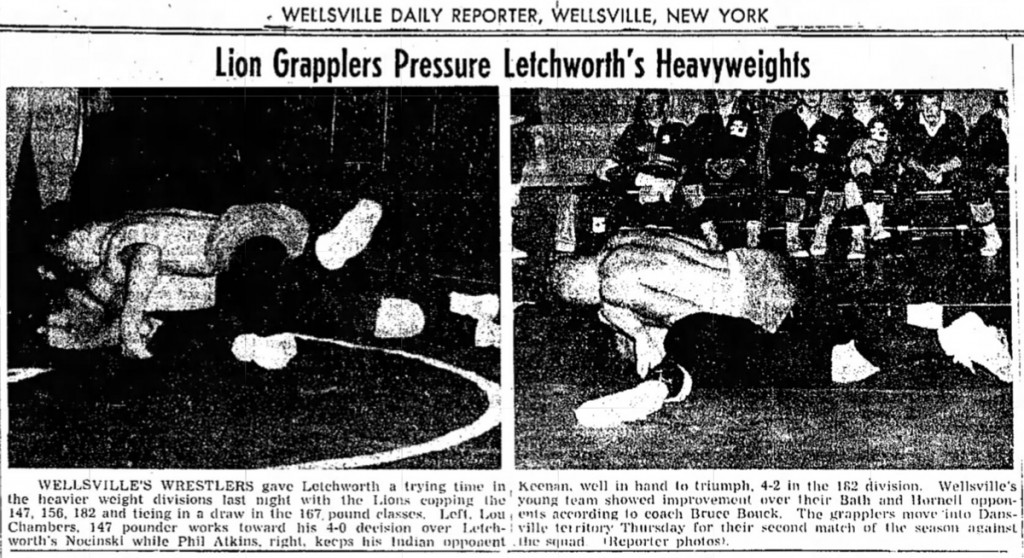 Wellsville's wrestlers gave Letchworth a trying time