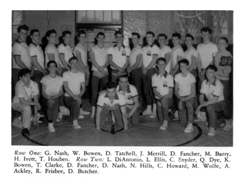 1960-1961 Pine Valley Panthers Wrestling