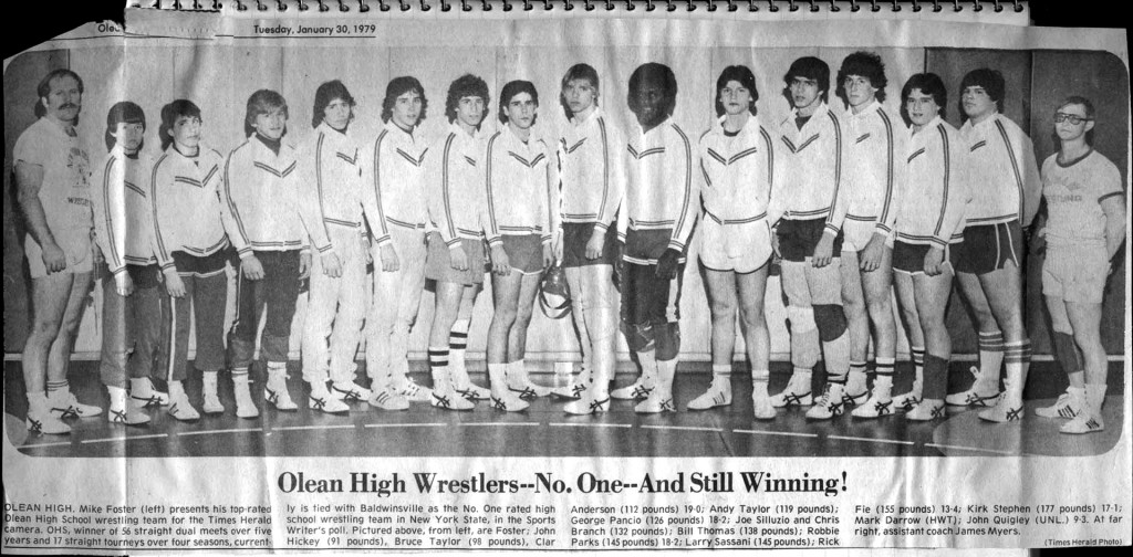 Olean High Wrestlers -- No. One -- And Still Winning!