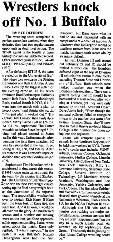 Wrestlers knock off No. 1 Buffalo