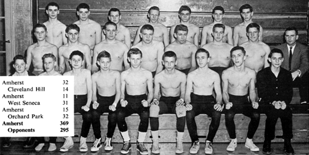 1956-1957 Amherst Tigers Wrestling