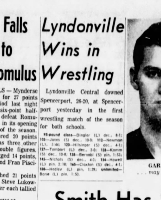 Lyndonville Wins in Wrestling