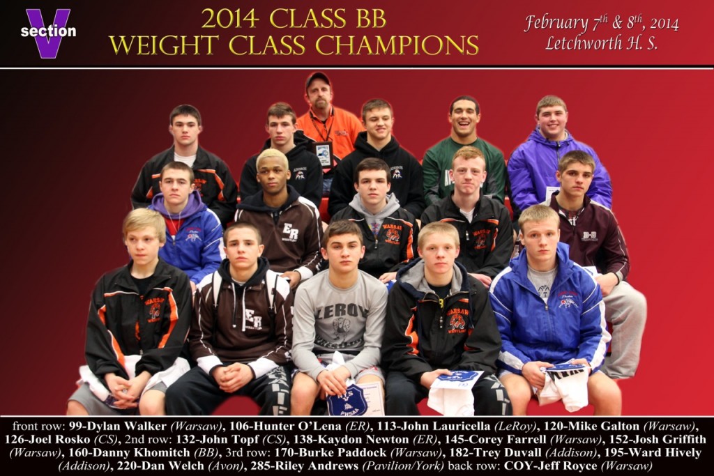 2014 NYSPHSAA Section V Class BB Champions