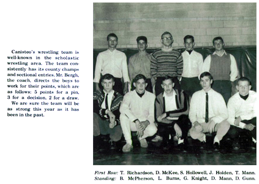 1965-1966 Canisteo Redskins Wrestling