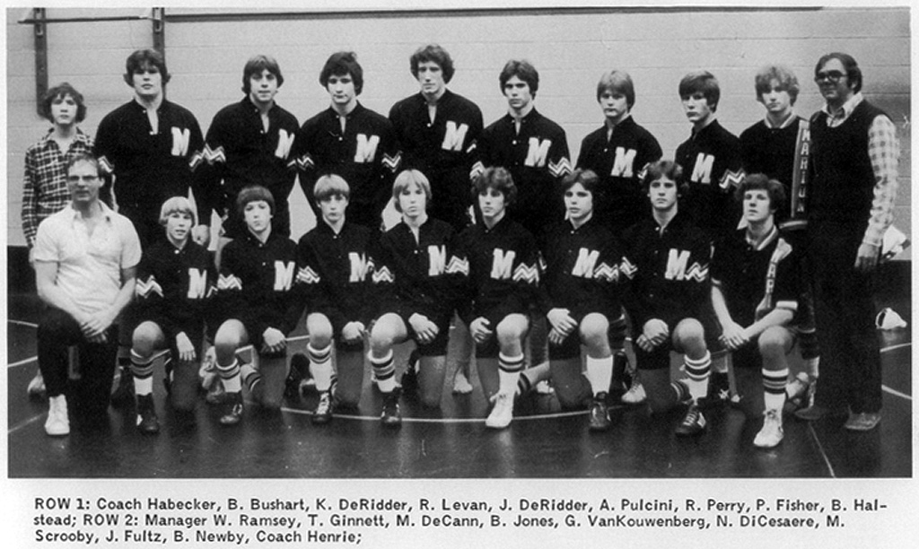 1977-1978 Marion Black Knights Varsity Wrestling