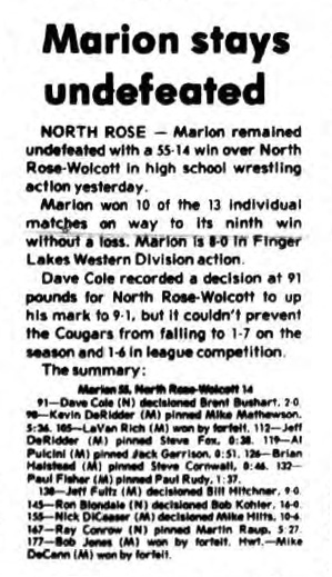 Marion stays undefeated