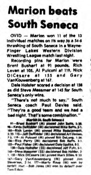 Marion beats South Seneca