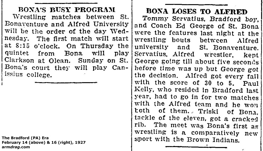 Bona Loses To Alfred