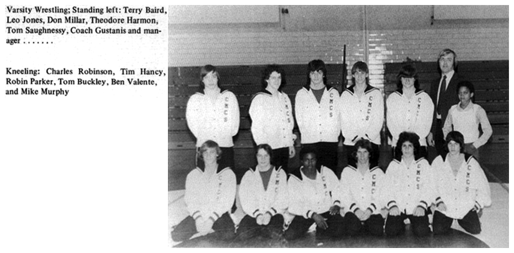 1975-1976 Caledonia-Mumford Red Raiders Varsity Wrestling
