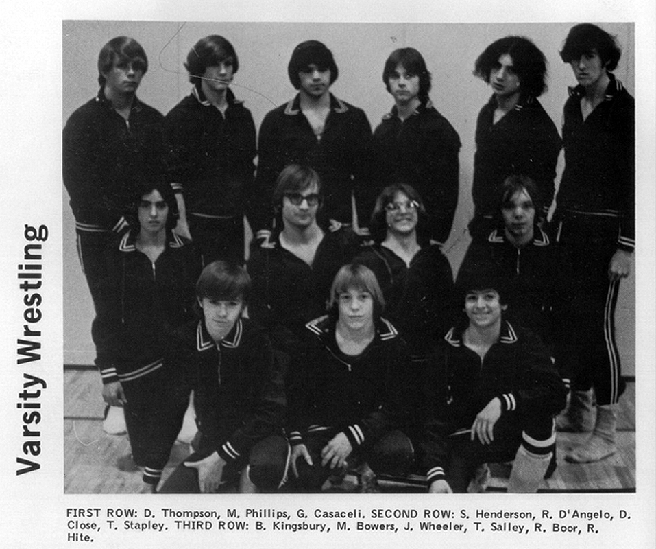 1974-1975 Avon Braves Varsity Wrestling