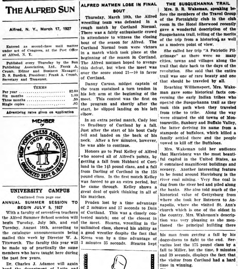 Alfred Matmen Lose in Final Bout