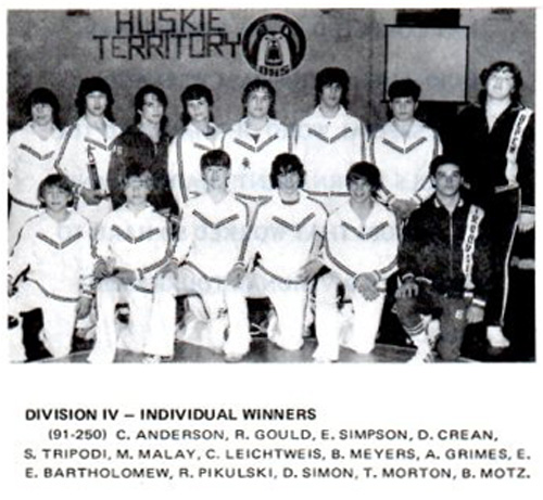 Division IV - Individual Winners