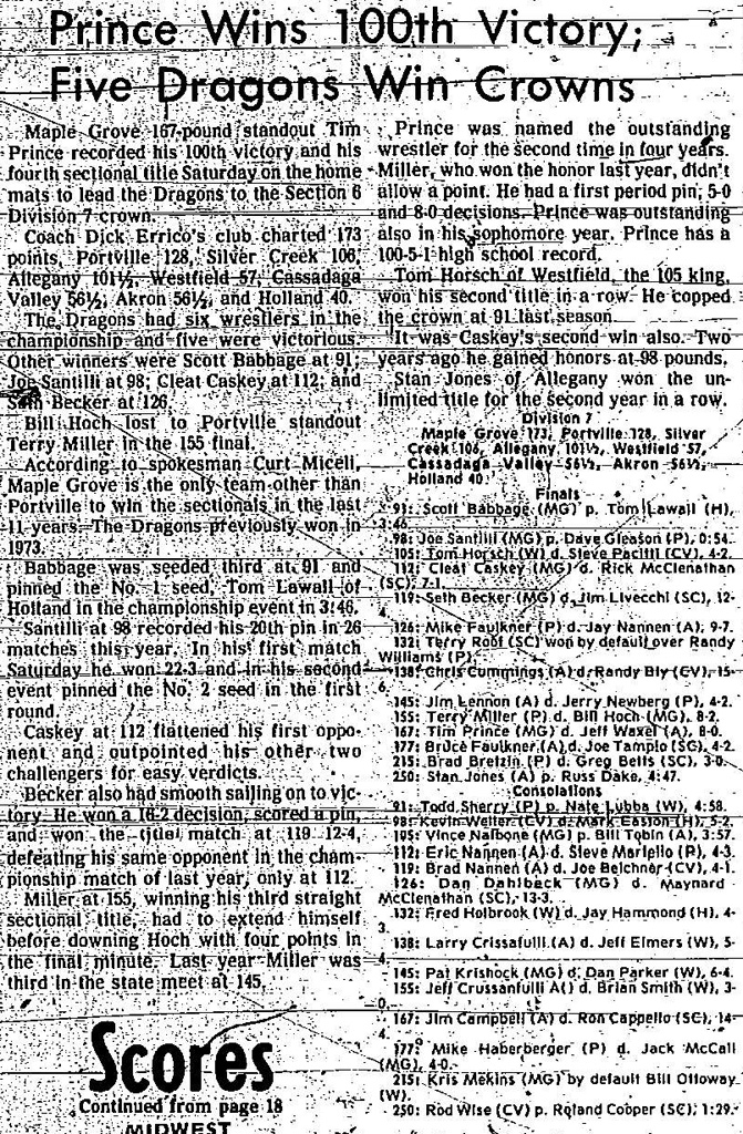 Prince Wins 100th Victory; Five Dragons Win Crowns