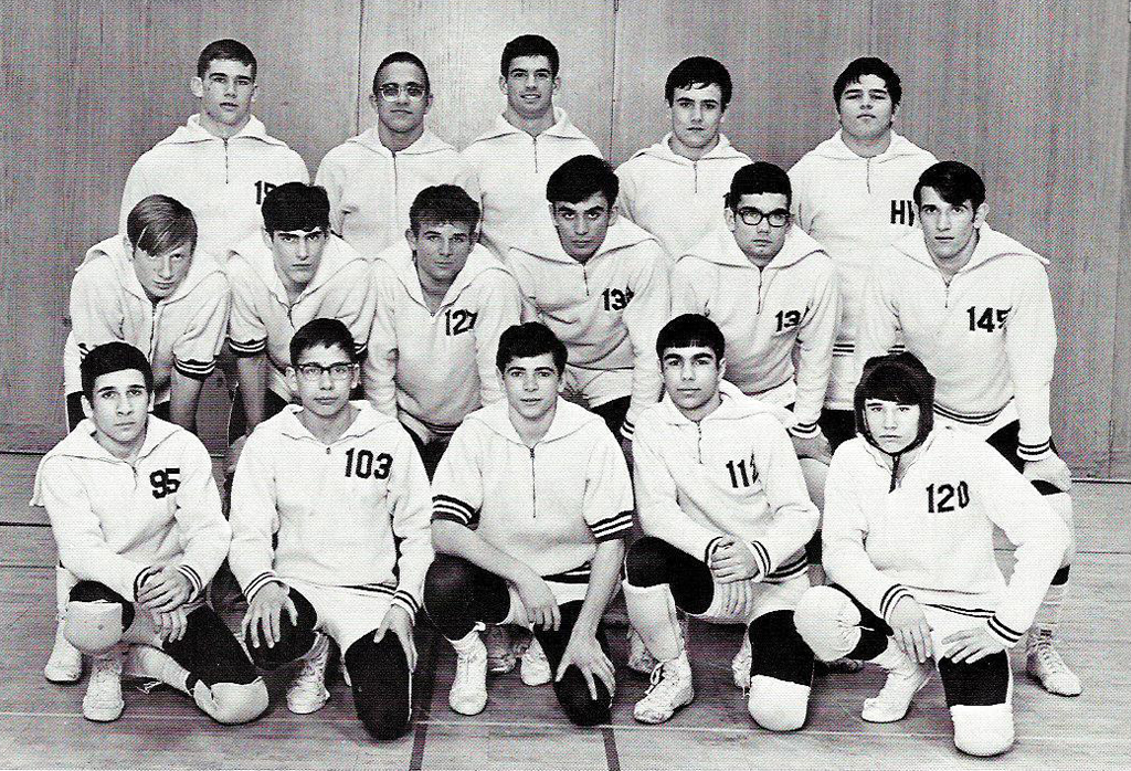 1968-1969 East Rochester Bombers Varsity Wrestling