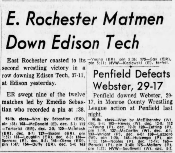 Penfield Defeats Webster, 29-17