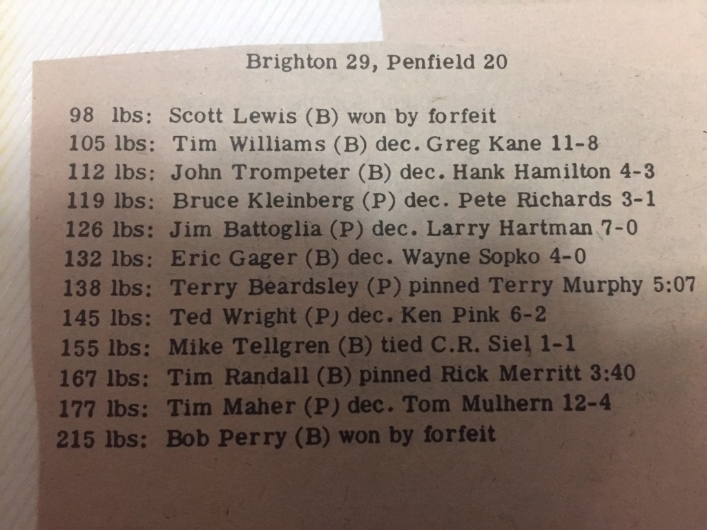 Brighton 29, Penfield 20