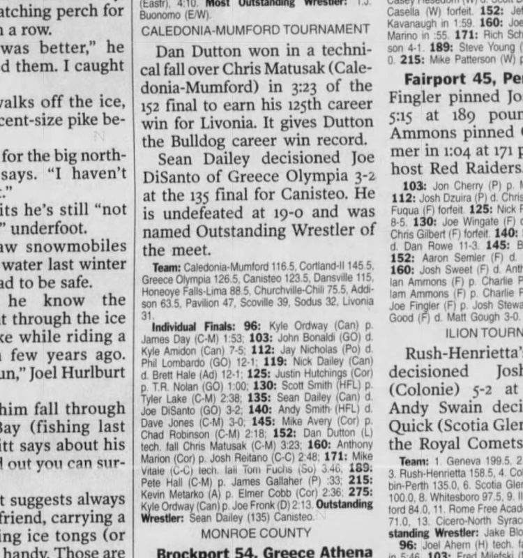 Caledonia-Mumford Tournament