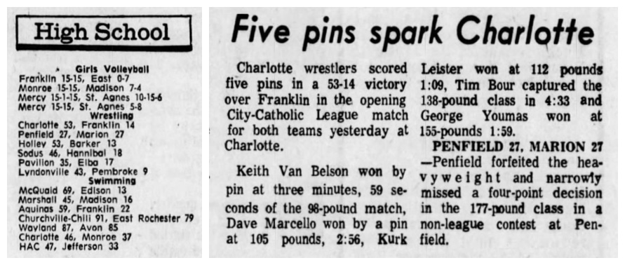 Penfield 27, Marion 27