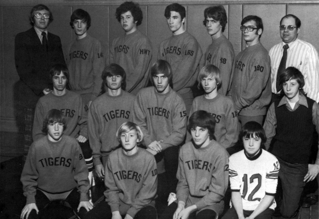 1974-1975 Lyndonville Tigers Varsity Wrestling