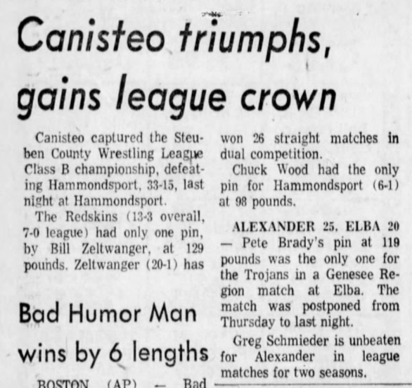 Canisteo triumphs, gains league crown
