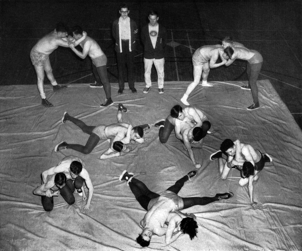 1950-1951 Attica Blue Devils Wrestling