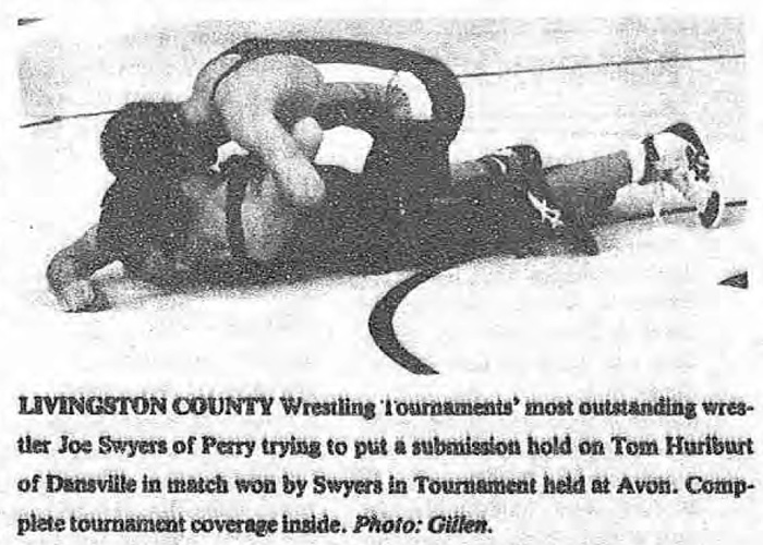 Joe Swyers vs. Tom Hurlburt