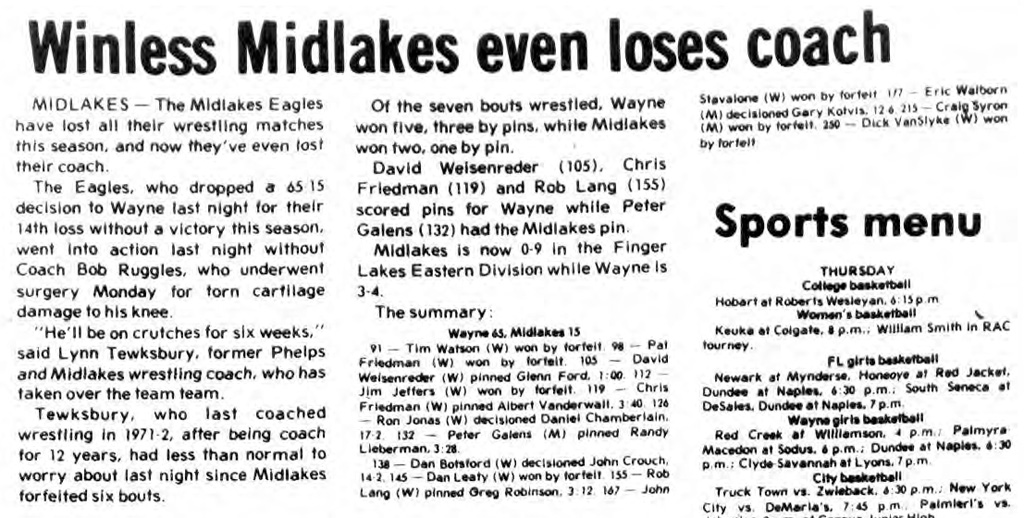 Winless Midlakes even loses coach