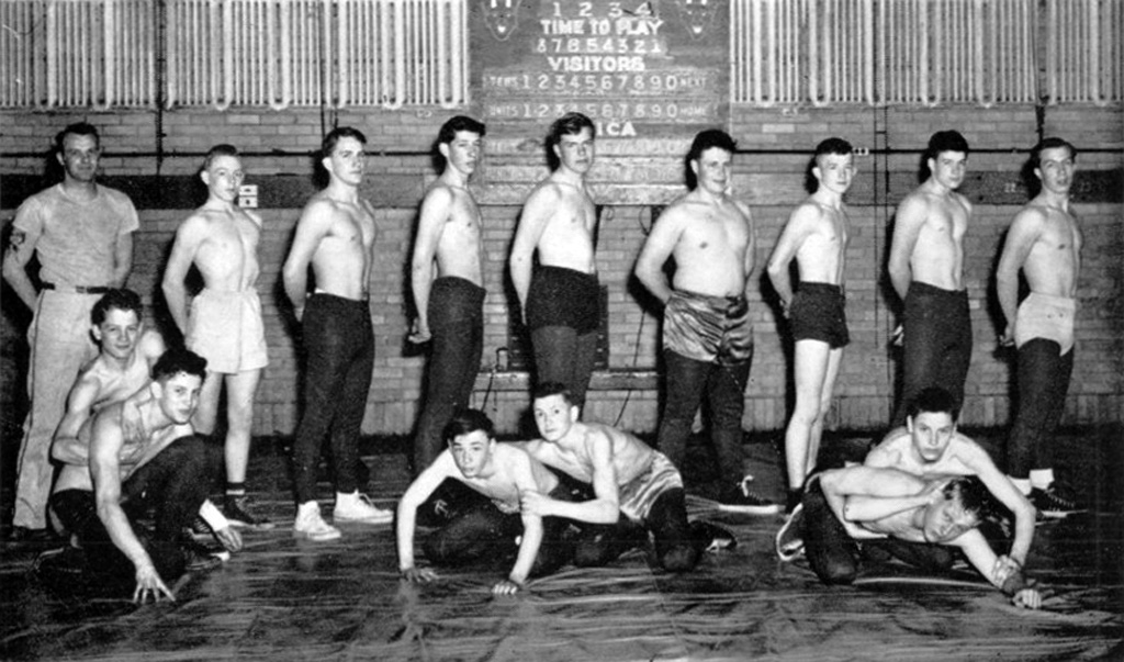 1949-1950 Attica Blue Devils Wrestling