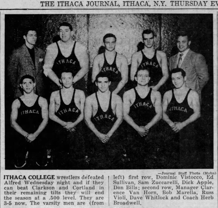 Ithaca College Wrestlers